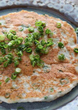 こめココ(ノンシュガー)で山芋ネギ焼き-レシピのメイン写真
