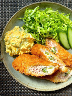 豚肉アスパラチーズ巻き キュウリタルタル-レシピのメイン写真