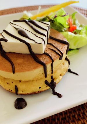 厚焼きホットケーキ♪-レシピのメイン写真