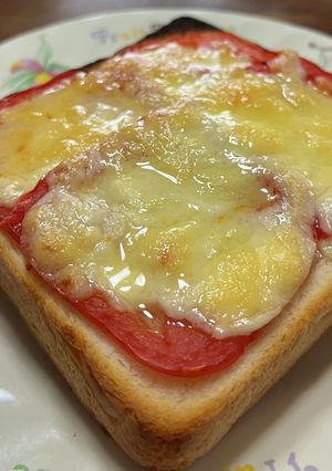 とろーり♡トマチートースト-レシピのメイン写真