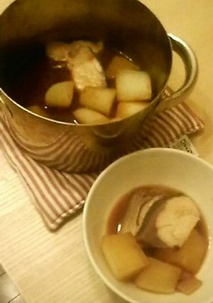 マンネリ脱出！ぶり大根の味噌風味-レシピのメイン写真