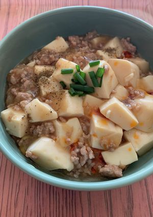 麻婆風豆腐煮込み-レシピのメイン写真