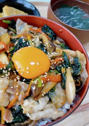 豚バラナムル丼-レシピのメイン写真
