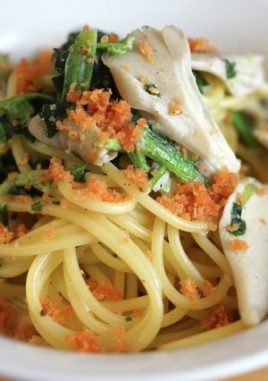 鮭フレークと舞茸のクリームパスタ☆-レシピのメイン写真