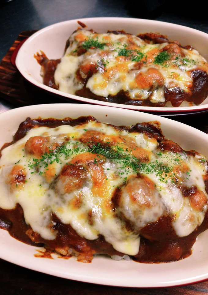 定番 焼きカレー 次の日の簡単ランチ。-レシピのメイン写真