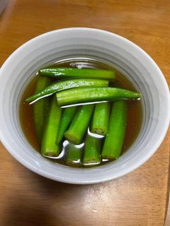 超簡単!オクラの煮浸し-レシピのメイン写真