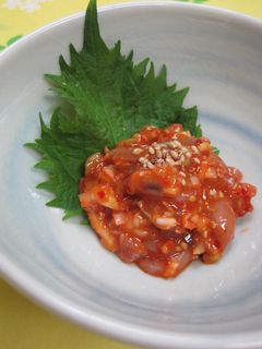 韓国風塩辛-レシピのメイン写真