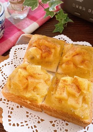 焼き芋で簡単！スイートポテトアップルパン-レシピのメイン写真