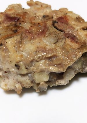 豚肉と舞茸のハンバーグ-レシピのメイン写真