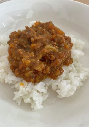 パクパク♡野菜たっぷり甘口ドライカレー-レシピのメイン写真