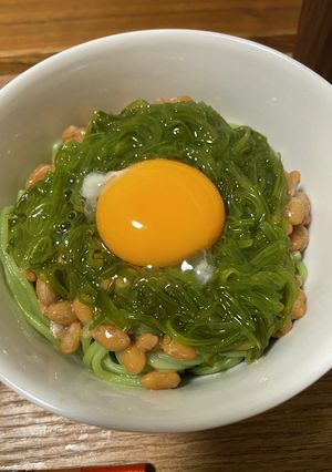 ネバネバ瓦そば-レシピのメイン写真