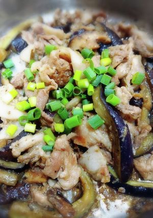 豚こまと茄子の味噌炒め　qc-レシピのメイン写真