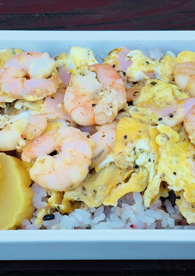 海老ハムの卵とじ弁当-レシピのメイン写真