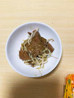 お手軽☆レバーのもやし炒め、焼肉風味!!-レシピのメイン写真