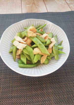 秋豆と油揚げの炒め煮-レシピのメイン写真