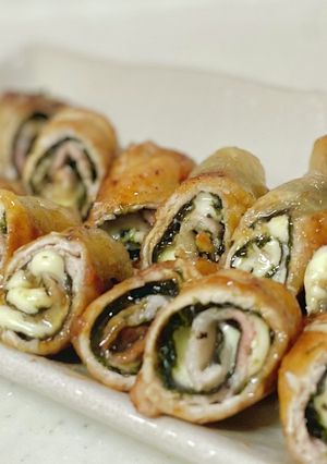 【簡単10分】豚海苔チーズ巻き-レシピのメイン写真