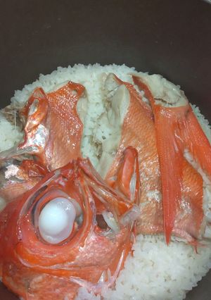 ご馳走メニュー簡単金目鯛の炊き込みご飯、-レシピのメイン写真