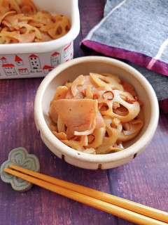 れんこんとハムの甘酢きんぴら-レシピのメイン写真