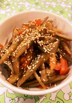 旨っ！パクパク食べちゃう、きんぴらごぼう-レシピのメイン写真