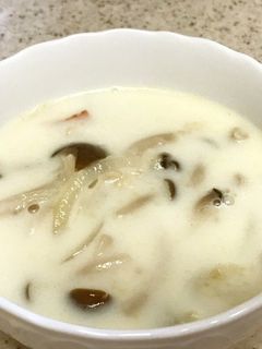 きのこのミルクスープ-レシピのメイン写真