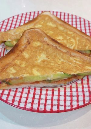 朝食にぴったり♪卵のホットサンド-レシピのメイン写真