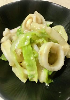 春の味！アオリイカとウルイのぬた-レシピのメイン写真