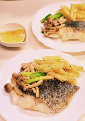 ◇♪生真だらのムニエル♪ペンネ添え◇-レシピのメイン写真