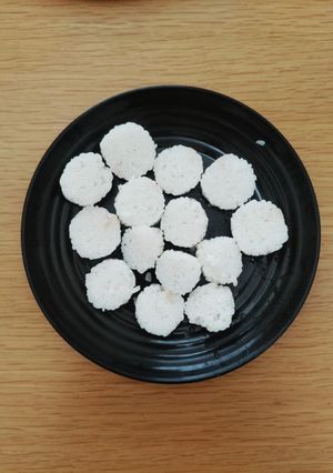 簡単冷蔵庫で一晩☆離乳食おにぎり掴み食べ-レシピのメイン写真