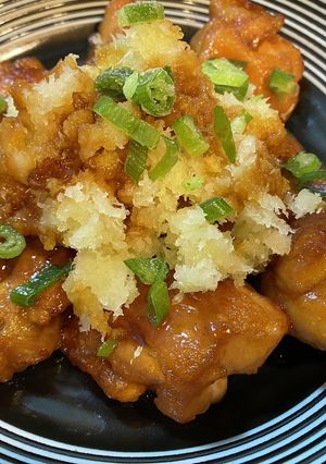 簡単☆揚げ焼き 鶏ももおろしネギポン-レシピのメイン写真