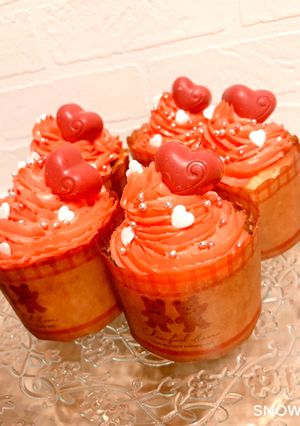 めちゃ可愛!チーズフロスティングマフィン-レシピのメイン写真