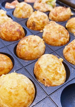 うちのたこ焼き（竹輪と薄力粉で！）-レシピのメイン写真