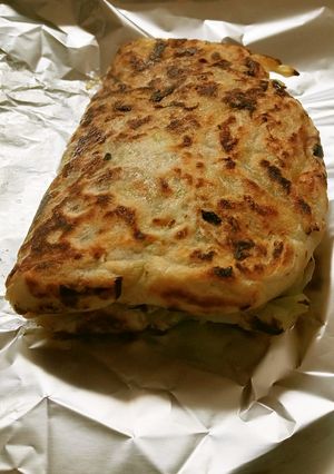 お好み焼きサンド-レシピのメイン写真