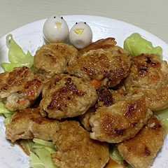 ご飯が進む！つくねバーグ-レシピのメイン写真