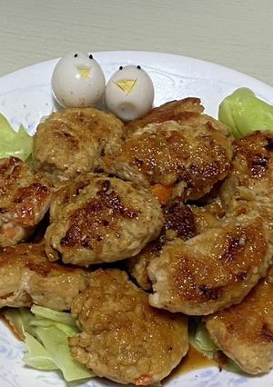 ご飯が進む！つくねバーグ-レシピのメイン写真