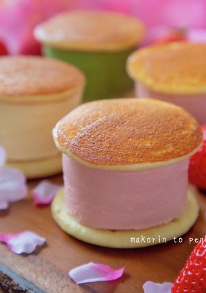 HMで簡単！チーズケーキどら焼き-レシピのメイン写真