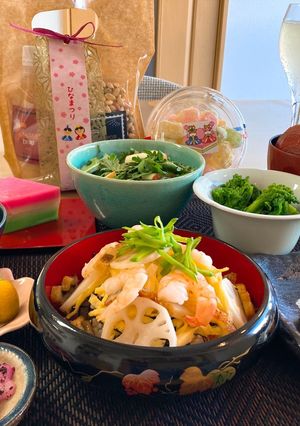 《献立》ひな祭り♡-レシピのメイン写真