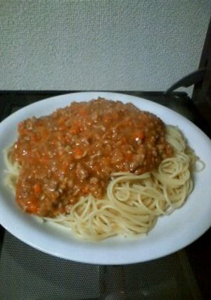 簡単ミートスパゲティー-レシピのメイン写真