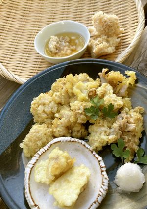 ハナビラタケの天ぷら-レシピのメイン写真