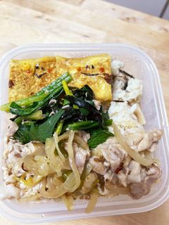 焼肉炒め☆ヒラタケの旨味炊き込みご飯弁当-レシピのメイン写真