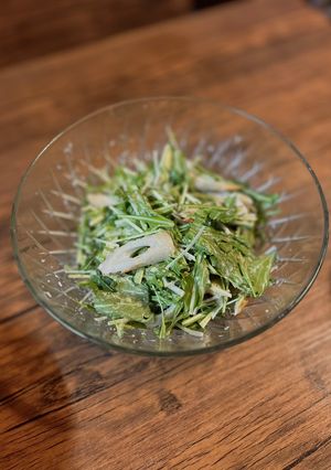 水菜とちくわのめんたいマヨサラダ-レシピのメイン写真