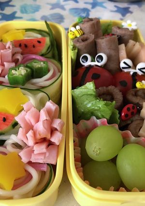 夏のそうめん弁当-レシピのメイン写真