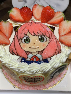 SPY×FAMILYのB.Dayケーキ♪-レシピのメイン写真