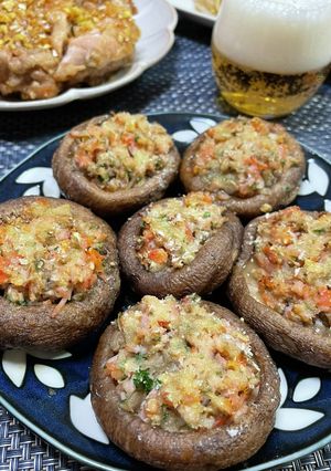 椎茸のグリル♪ガーリックパン粉焼き-レシピのメイン写真