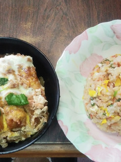 カツ丼倍化法。梅干しチャーハン-レシピのメイン写真