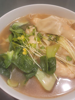 ぷりぷりエビワンタン麺 (スープでも)-レシピのメイン写真