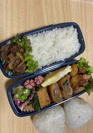 頑張れ息子弁当29-レシピのメイン写真