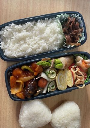 頑張れ息子弁当33-レシピのメイン写真