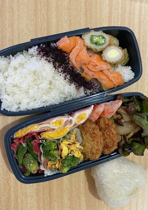 頑張れ息子弁当35-レシピのメイン写真