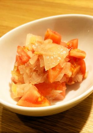 トマトと玉葱のサラダ-レシピのメイン写真