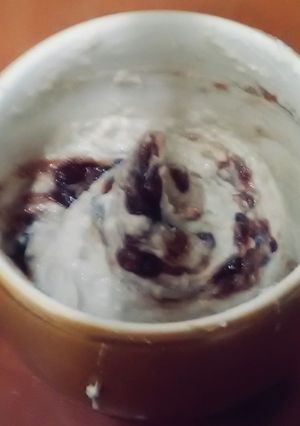１分でできる〜アズキソフト風ソバクリーム-レシピのメイン写真